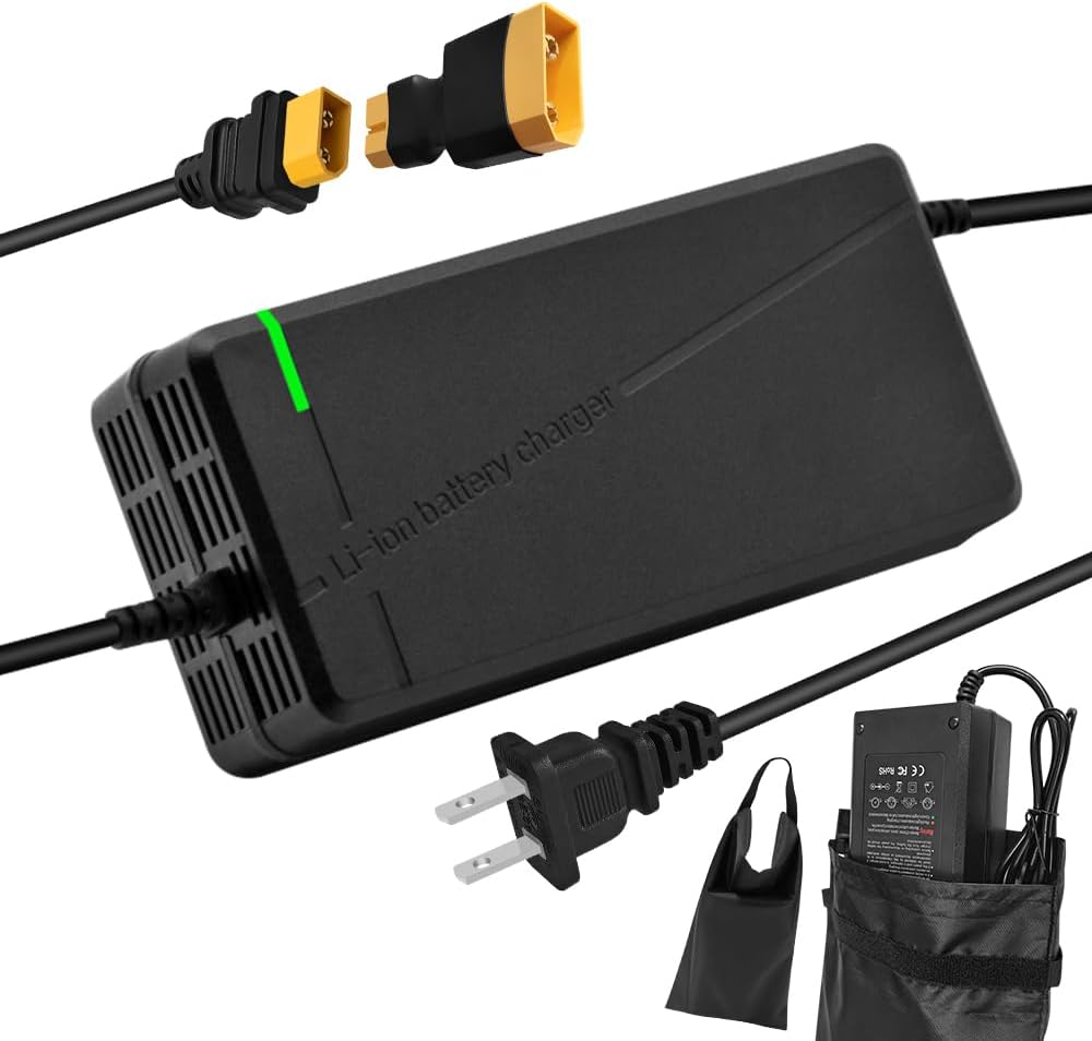 84V5A Fast Charger for 72V Lithium Battery (Multiple Plug Options)