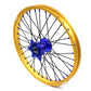 KKE 21"&19" Mx Dirtbike Cast Wheels For YAMAHA YZ125 YZ250 YZ250F YZ450F Gold Rim Black Spokes