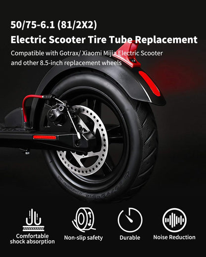 Tire & tube for 8.5in Scooter wheel, 50/75-6.1 Tire (Individual)