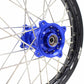 KKE 19 & 16 Spoked Kid's Wheels Rims Set for Kawasaki KX80 KX85 Blue