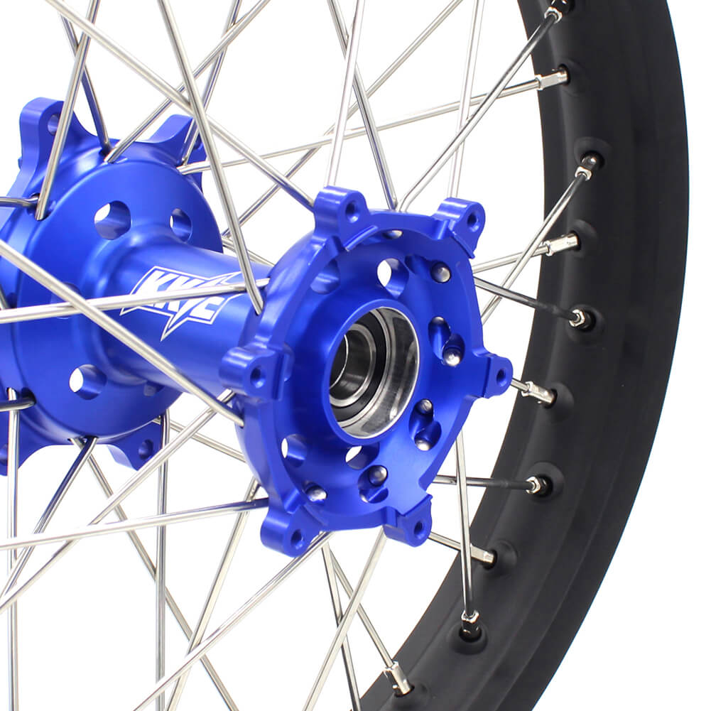 KKE 21 & 18 Enduro Wheels for Yamaha WR250X 2008-2011 Blue