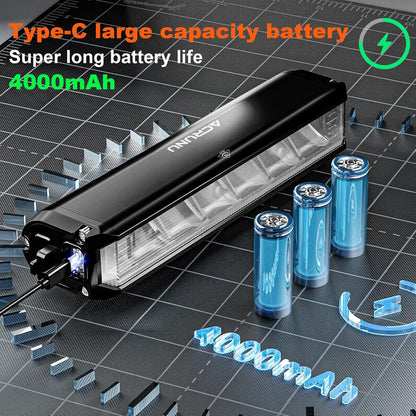 3400LM USB Rechargeable LED Bike Light Bar