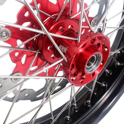 KKE 3.5 & 4.25 Cush Drive Supermoto Wheels for Honda XR400R XR600R