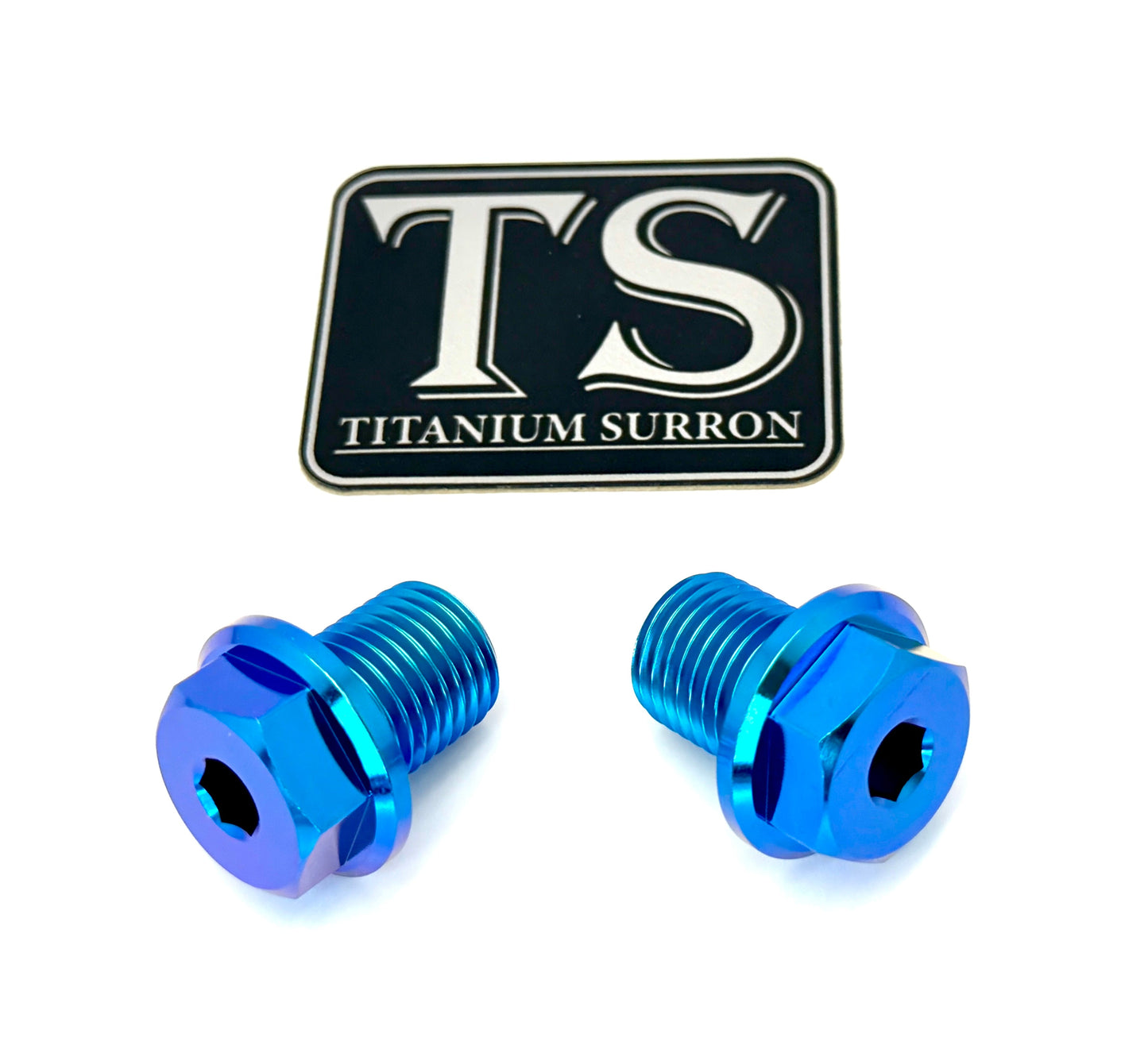 Titanium FastAce Fork Axle Bolts. ALX13RC (2.0) and AXH12RV (3.0)