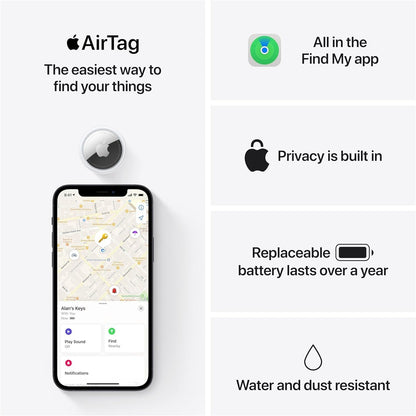 Apple AirTag & Airtag Lock Case with Wire Cable for bike - 1 unit