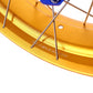 VMX 19inch 17inch CUSH Drive Spoked Tubeless Wheels Set For BMW G310GS 2016-2024 Blue Hub & Gold Rim