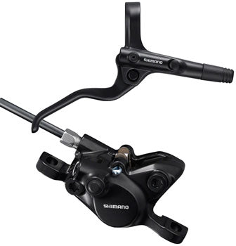 Shimano BR-MT200 Disc Brake and BL-MT201 Lever - Rear (Right), Hydraulic, 2-Piston, Post Mount, Black