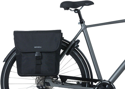 Basil Go Double Pannier - 32L, Black