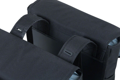 Basil Go Double Pannier - 32L, Black