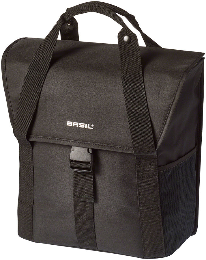 Basil Go Single Pannier - 16L, Black