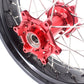 KKE 3.5 & 4.25 Supermoto Motard Wheels Rims for BETA RR 2013-2022 Red Hubs