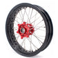 KKE 3.5 & 4.25 Supermoto Motard Wheels Rims for BETA RR 2013-2022 Red Hubs