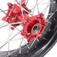 KKE 3.5 & 4.25 Supermoto Motard Wheels Rims for BETA RR 2013-2022 Red Hubs