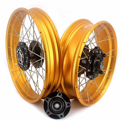 VMX-Racing Fit Honda CB500X 2022-2025 Tubeless 2.5*19 & 4.25*17 Wheels Rims Gold GLM Rims