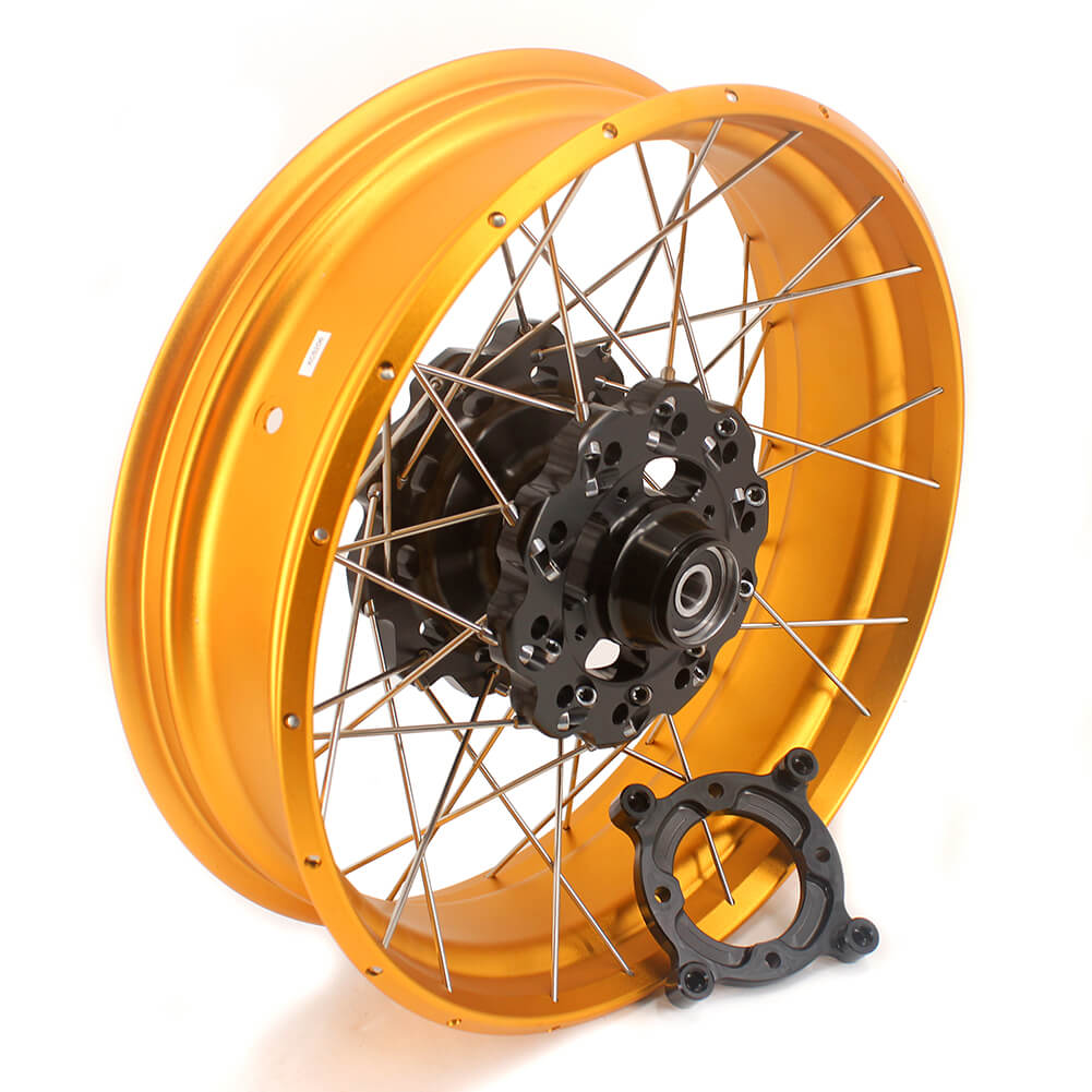 VMX-Racing Fit Honda CB500X 2022-2025 Tubeless 2.5*19 & 4.25*17 Wheels Rims Gold GLM Rims