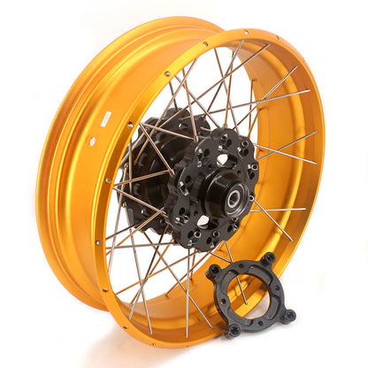 VMX-Racing Fit Honda CB500X 2022-2025 Tubeless 2.5*19 & 4.25*17 Wheels Rims Gold GLM Rims