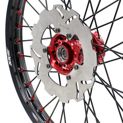 KKE 21&18 21&19 Wheels for Honda CR125R 1998-2001 CR250R 1997 Black Spokes