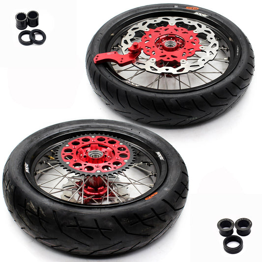 KKE 3.5/4.25*17 Inch Rims Tires For HONDA CRF250R 2014-2025 CRF450R 2013-2025