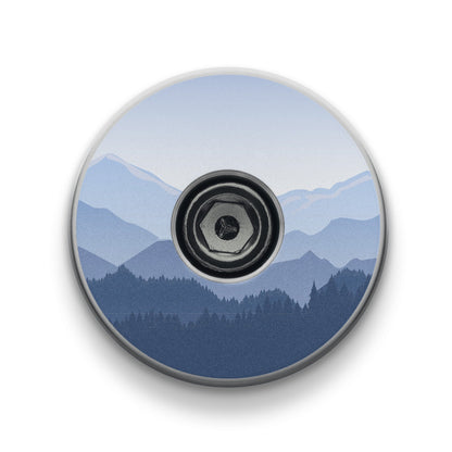Draw Me A Map On The Ridge Custom Bicycle Headset Cap