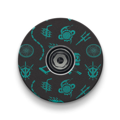Limited Edition - Dispatch Cycling Life Pattern Bicycle Headset Cap