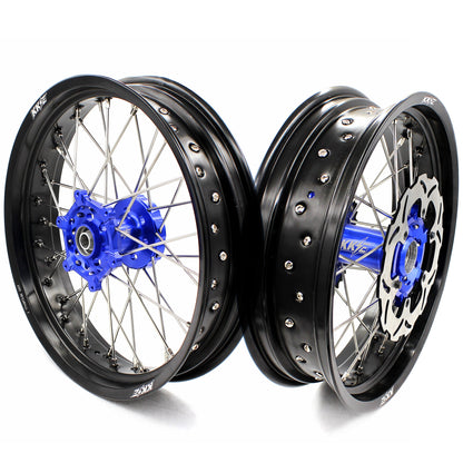 KKE 17 Inch CUSH Drive on Road Supermoto Wheels Rims For SUZUKI DRZ400SM 2005-2024