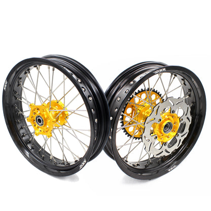 KKE 17Inch Supermoto Dirtbike Wheels For SUZUKI DRZ400SM 2005-2024