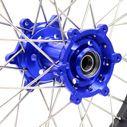 KKE 21/18 Dirtbike Spoke Alloy Wheels For SUZUKI DRZ400 DRZ400E DRZ400S