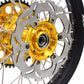 KKE 21" 18" Enduro Wheels Rims For SUZUKI DRZ400SM 2005-2024 Gold Hub