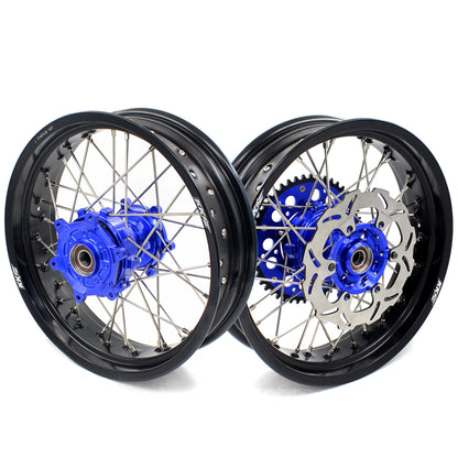 KKE 17 Inch CUSH Drive on Road Supermoto Wheels Rims For SUZUKI DRZ400SM 2005-2024