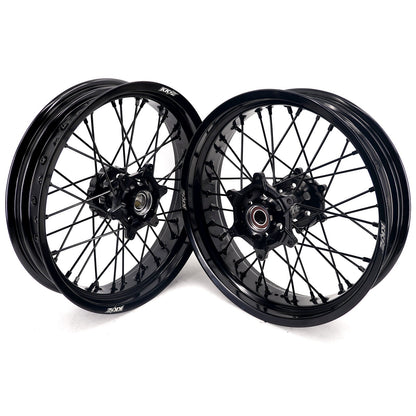KKE 17Inch Supermoto Rims For KTM SX SX-F XC-F XC EXC EXC-F 2003-2024 Black