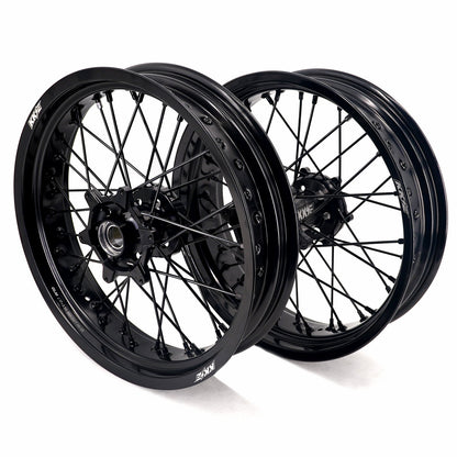 KKE 17Inch Supermoto Rims For KTM SX SX-F XC-F XC EXC EXC-F 2003-2024 Black