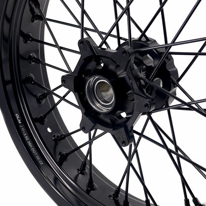 KKE 17Inch Supermoto Rims For KTM SX SX-F XC-F XC EXC EXC-F 2003-2024 Black