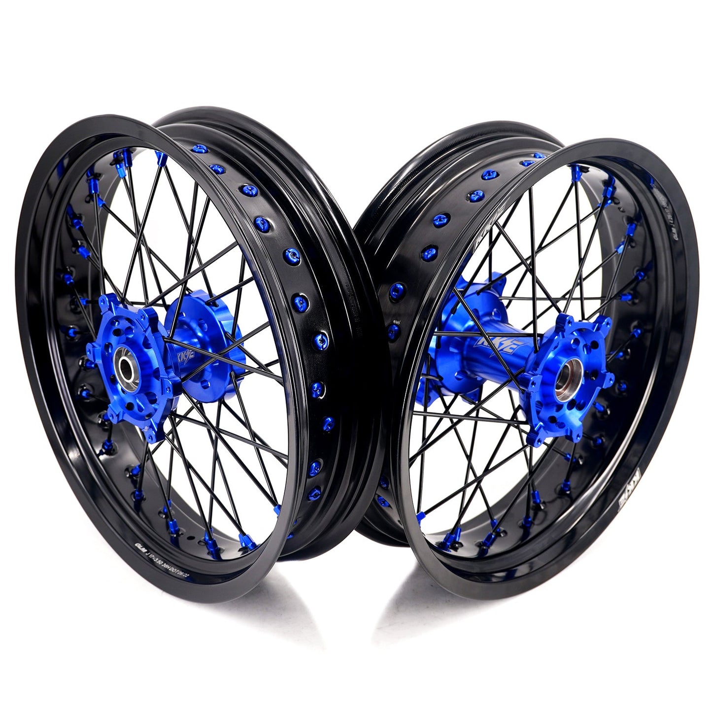 KKE 3.5/4.25*17" Supermoto Wheels Rims For YAMAHA WR250F 2001-2019 WR450F 2003-2018