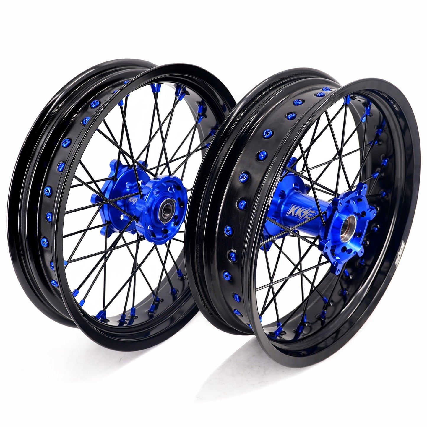 KKE 3.5/4.25*17" Supermoto Wheels Rims For YAMAHA WR250F 2001-2019 WR450F 2003-2018