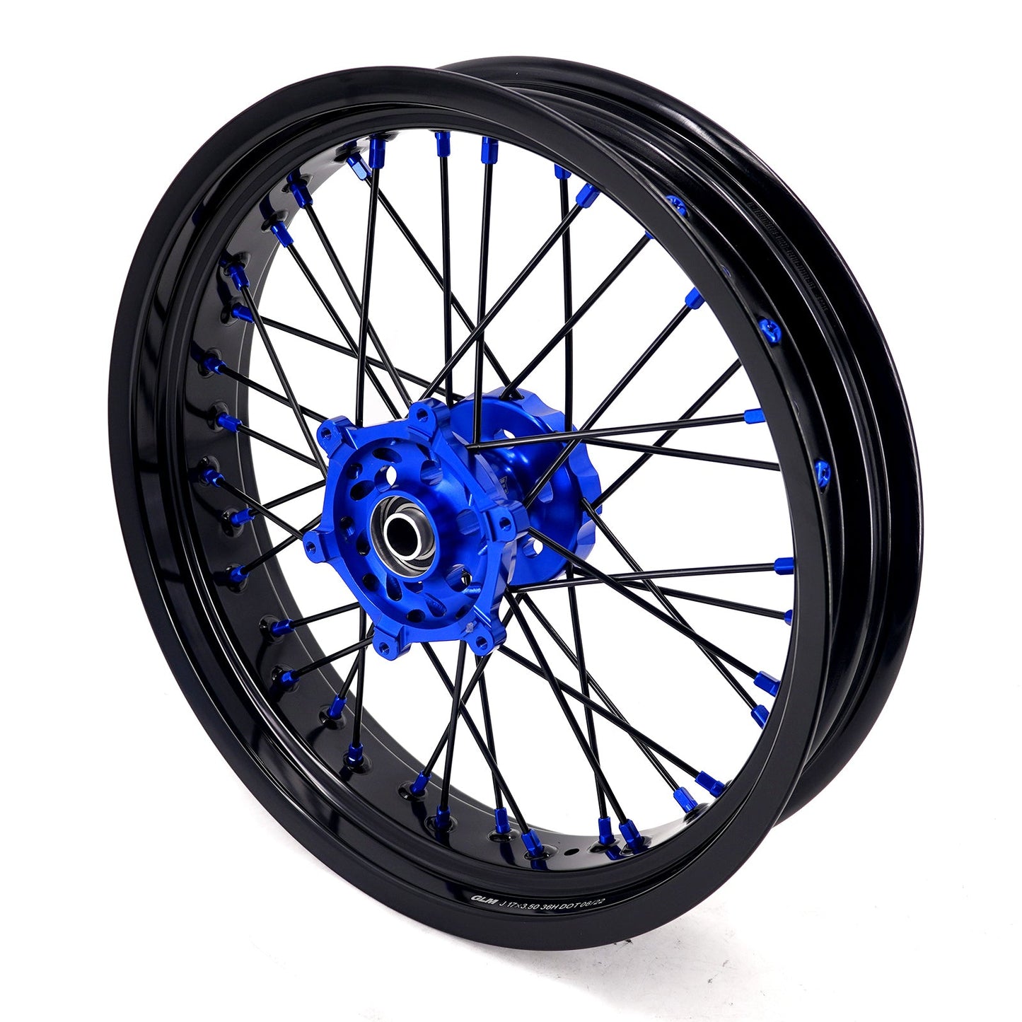 KKE 3.5/4.25*17" Supermoto Wheels Rims For YAMAHA WR250F 2001-2019 WR450F 2003-2018