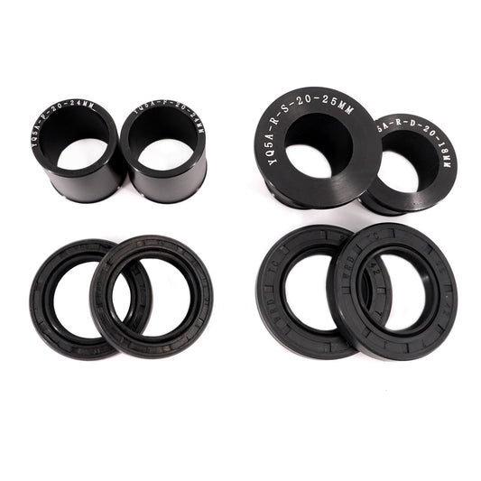 KKE Replacement Front & Rear Billet Bushing Spacers Kit Fit Surron Ultra Bee 2023-2024 Black