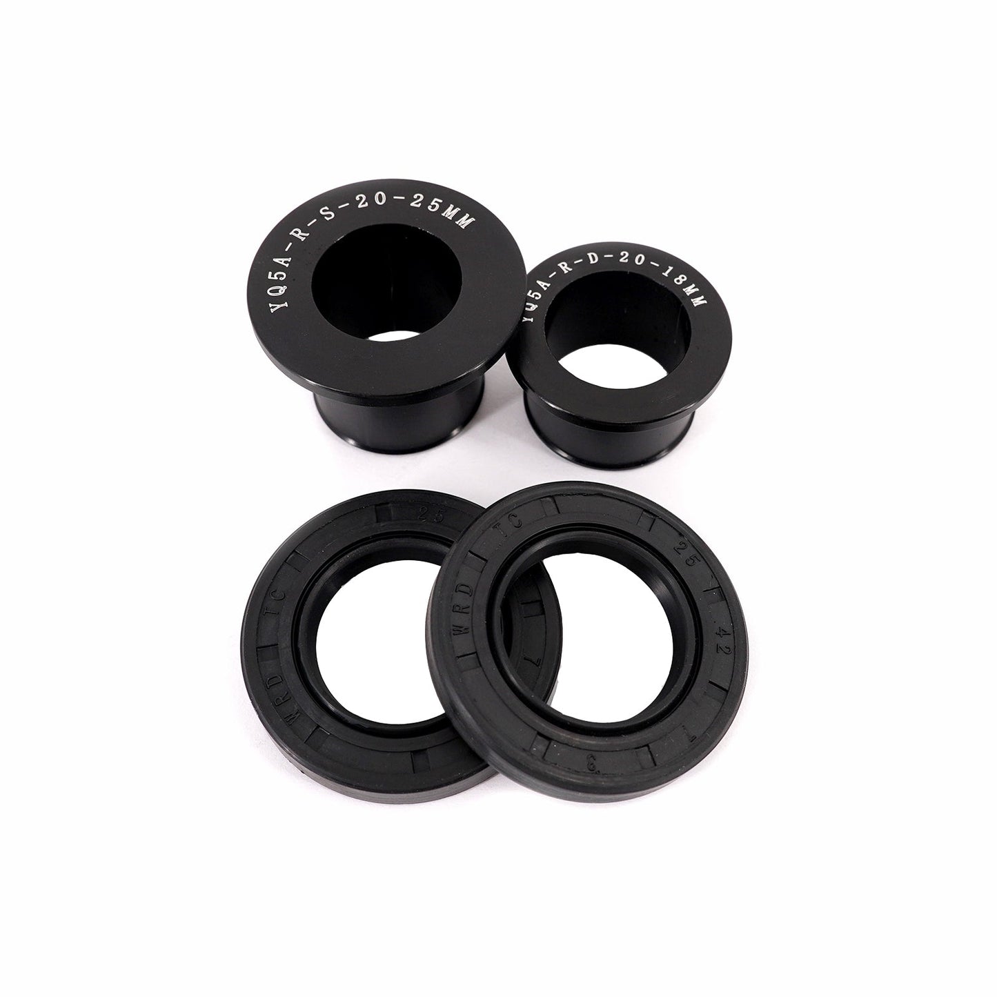 KKE Replacement Rear Billet Bushing Spacers Kit Fit Surron Ultra Bee 2023-2024 Black