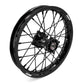 KKE 19 & 16 Spoked Kid's Wheels Rims Set for Kawasaki KX80 KX85 KX100 All Black