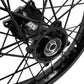 KKE 19 & 16 Spoked Kid's Wheels Rims Set for Kawasaki KX80 KX85 KX100 All Black