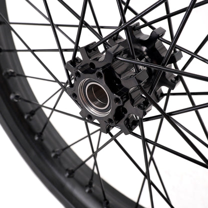 US Stock KKE 2.15*17 & 2.5*17 E-bike Wheels Rims Fit Talaria Sting MX3 / R MX4 / x3 (xXx) All Black