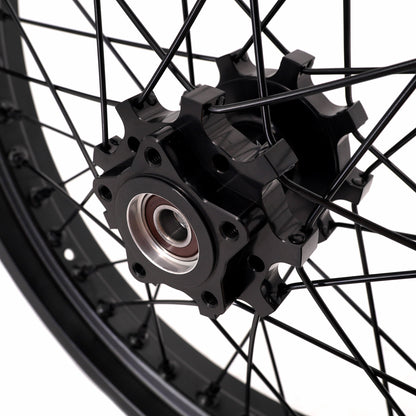 US Stock KKE 2.15*17 & 2.5*17 E-bike Wheels Rims Fit Talaria Sting MX3 / R MX4 / x3 (xXx) All Black