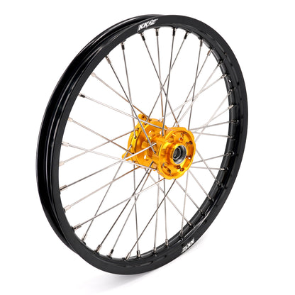 KKE 21 & 19 Wheels for Suzuki RMZ250 2007 RMZ450 2005-2025 Gold&Black