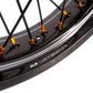 KKE 3.5/4.25 Supermoto Race Wheels For Suzuki RM125 1996-2007 RM250 1996-2008 Gold Nipples