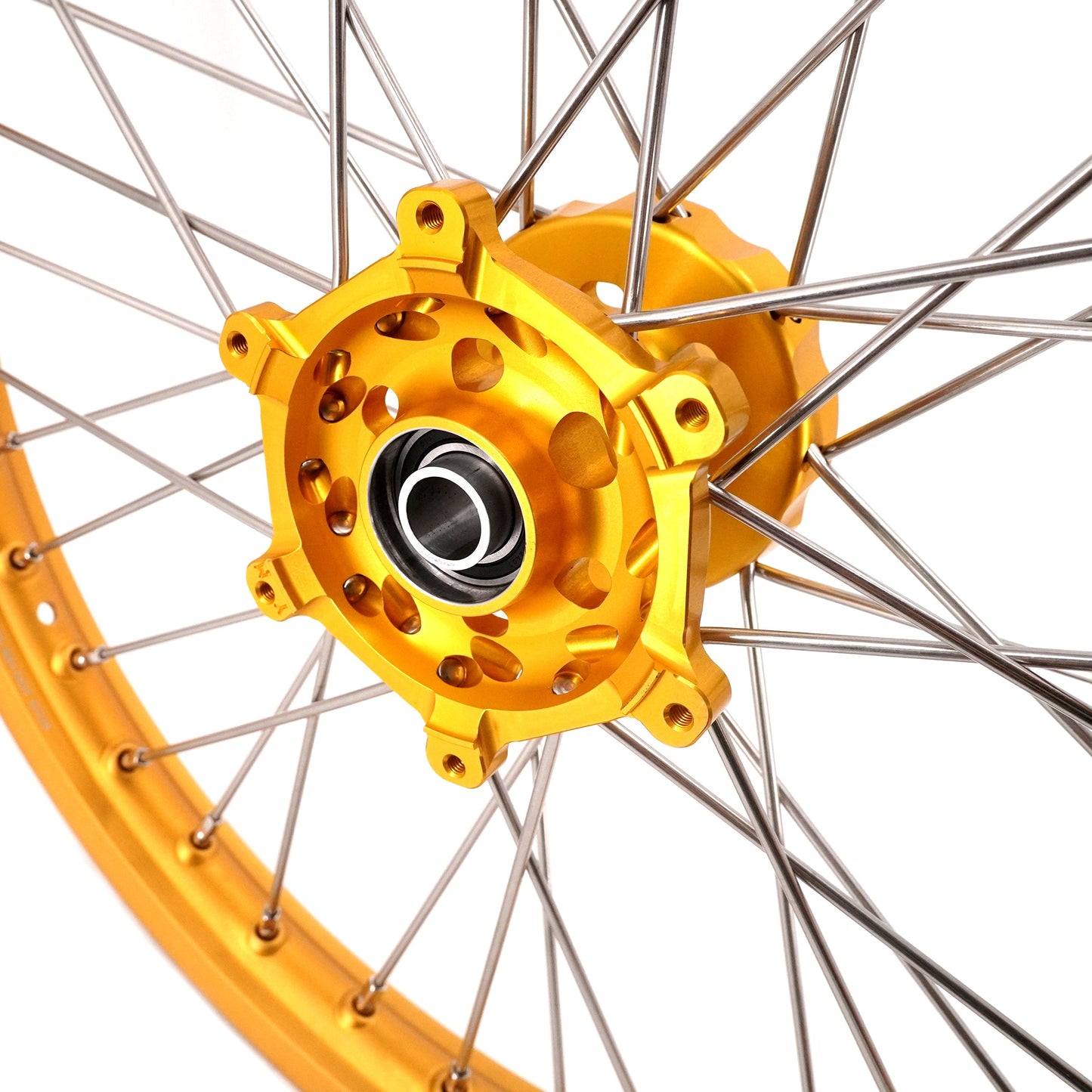 KKE 21 & 19 Wheels Gold Rims For SUZUKI RM125 2001-2007 RM250 2001-2008