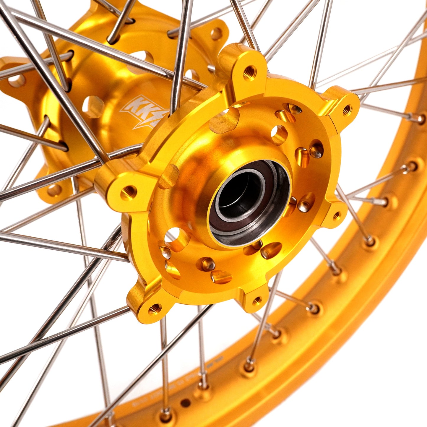 KKE 21 & 19 Wheels Gold Rims For SUZUKI RM125 2001-2007 RM250 2001-2008