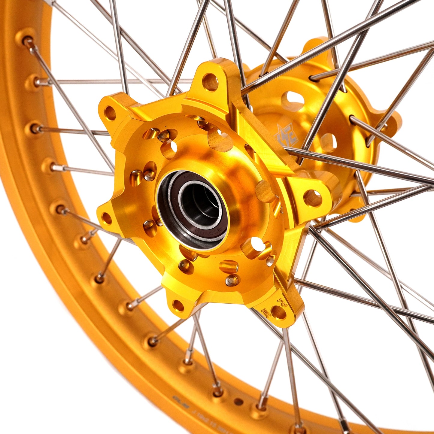 KKE 21 & 19 Wheels Gold Rims For SUZUKI RM125 2001-2007 RM250 2001-2008