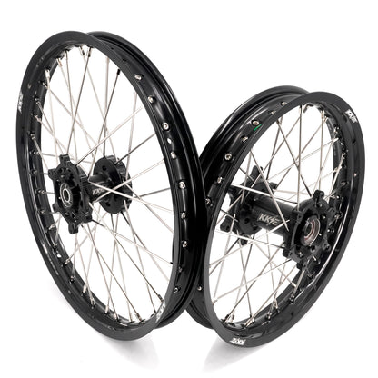 KKE 21/18 Enduro Dirtbike Wheel Rim For SUZUKI DRZ400 DRZ400S DRZ400E Black Hub & Rim
