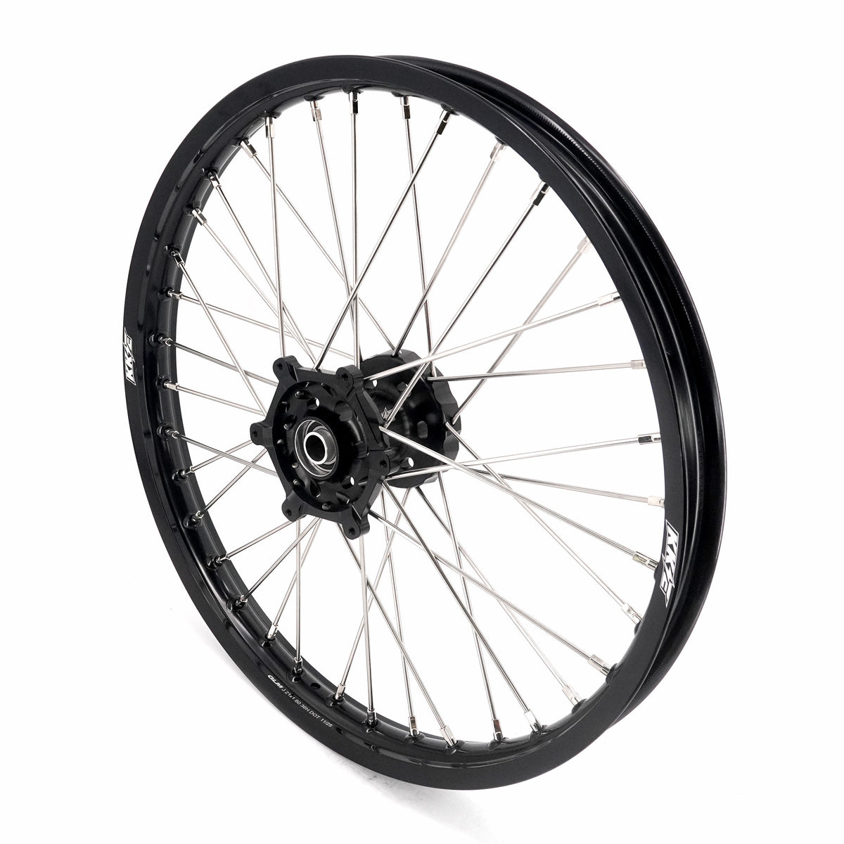 KKE 21/18 Enduro Dirtbike Wheel Rim For SUZUKI DRZ400 DRZ400S DRZ400E Black Hub & Rim