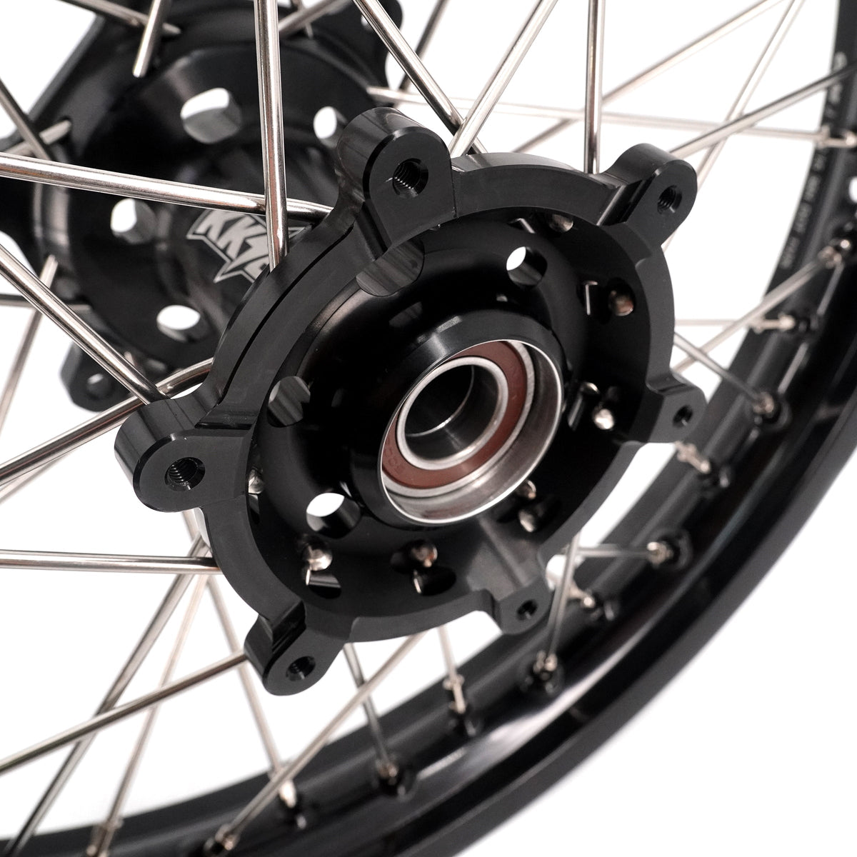 KKE 21/18 Enduro Dirtbike Wheel Rim For SUZUKI DRZ400 DRZ400S DRZ400E Black Hub & Rim