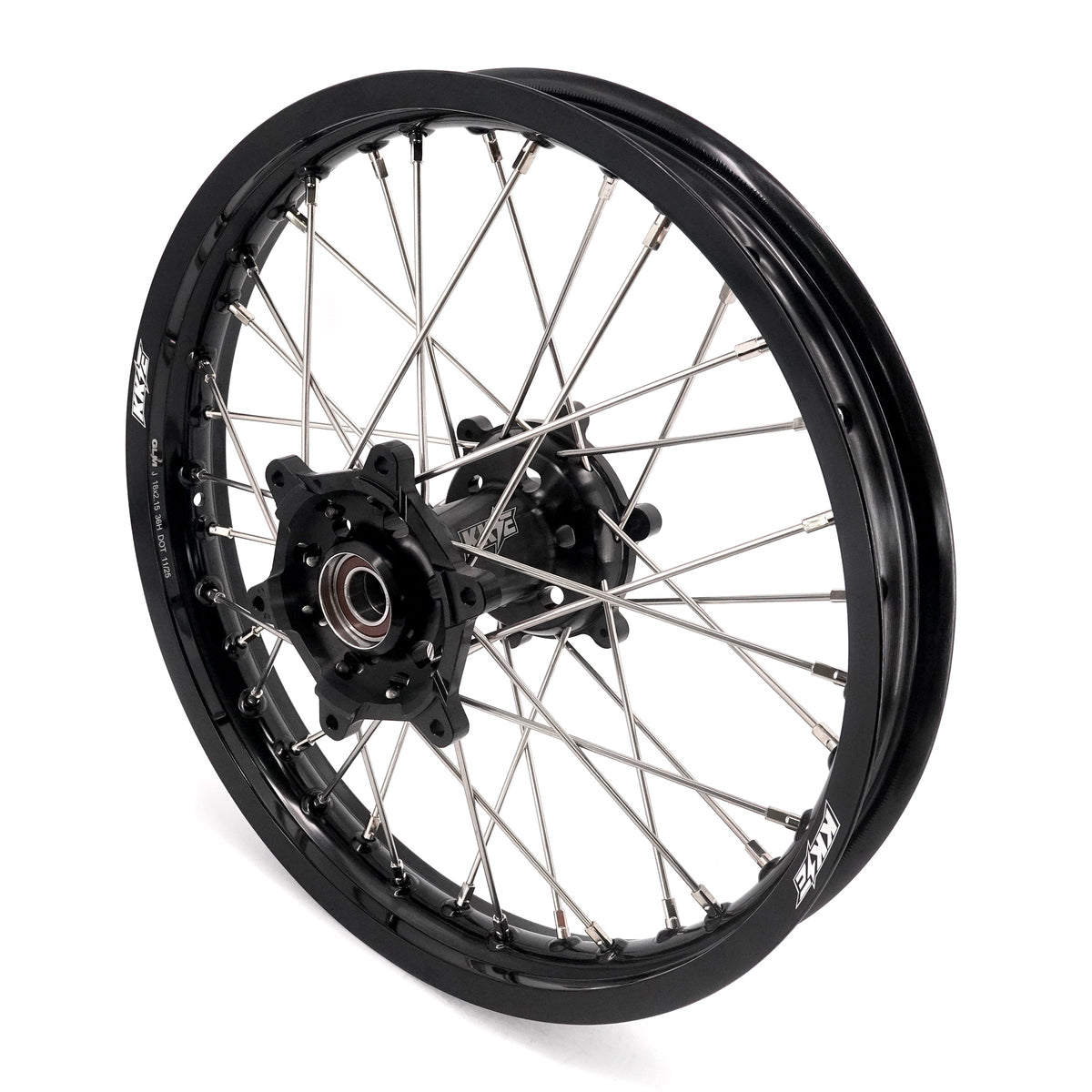 KKE 21/18 Enduro Off Road Wheels Rim Fit For SUZUKI DRZ400SM 2005-2024 Black Hub